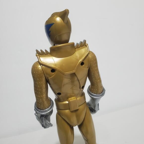 Power Rangers Dino Charge Gold Ranger 12inch Poseable Action Figure Pre Owned - Picture 6 of 9